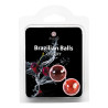 KISSABLE LUBRICANT BALLS CHERRY FLAVOUR 2 x 4GR