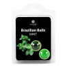 KISSABLE LUBRICANT BALLS MINT FLAVOUR 2 x 4GR