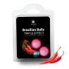 BRAZILIAN LUBRICANT BALLS TRIPLE EFFECT 2 X 4GR