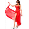 BABYDOLL AND THONG CR-3471 RED