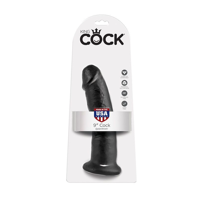 KING COCK - 9 GODE NOIR 22.9 CM