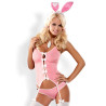 Bunny suit Costume Lapin 4 pcs rose