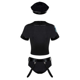 Police set Costume 6 pièces - Noir