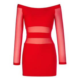 V-9299 Robe - Rouge