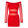 V-9299 Robe - Rouge