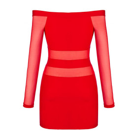 V-9299 Robe - Rouge