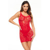 Donna robe lingerie - Rouge