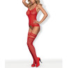 F214 Bodystocking - Rouge