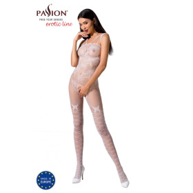 BS076W Bodystocking - Blanc