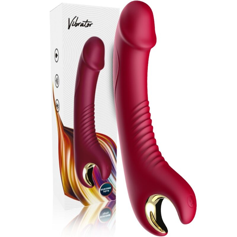 ARMONY - VIBRATEUR & ROTATEUR PRINCE DILDO ROUGE