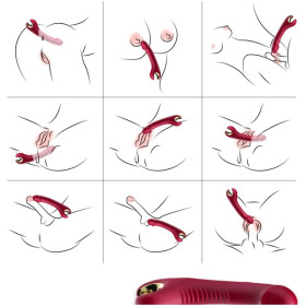 ARMONY - VIBRATEUR & ROTATEUR PRINCE DILDO ROUGE