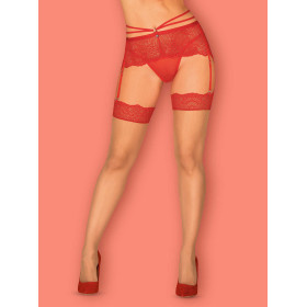 Loventy stockings - Rouge