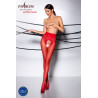 TI006R Collants ouverts 30 DEN - Rouge