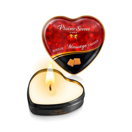 Mini Bougie de massage Caramel Plaisir secret - 35 ml