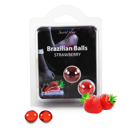 Duo Brazilian Balls Fraise 3385-7