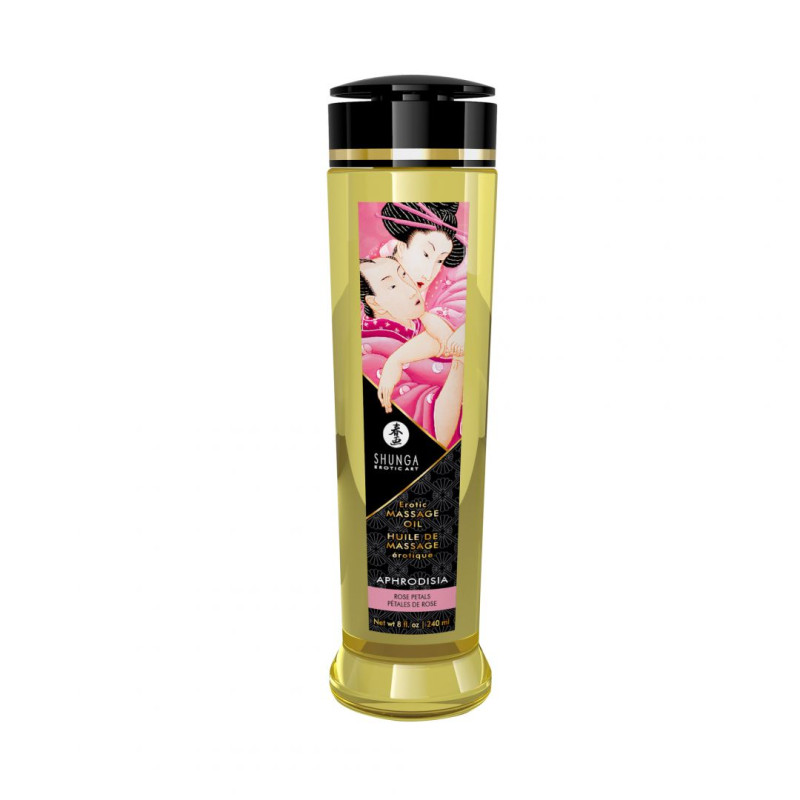 Huile de massage érotique - Aphrodisia - Rose - 240 ml