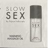 Huile de massage chauffante dosette - Slow Sex - 1 ml