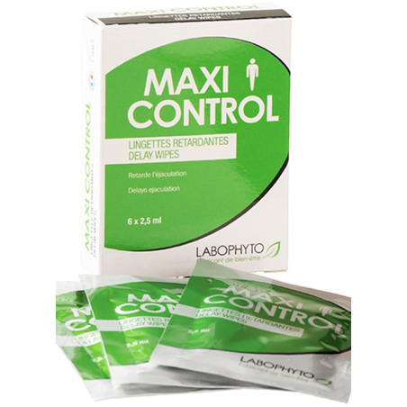 6 lingettes retardantes MaxiControl