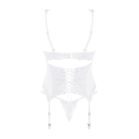 Corset et string blanc Amor Blanco