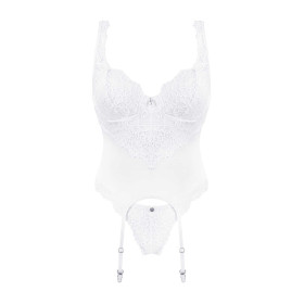 Corset et string blanc Amor Blanco