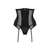 Chic Amoria corset et string - Noir