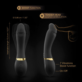 Vibromasseur Dorcel Tender Spot - Noir et Or