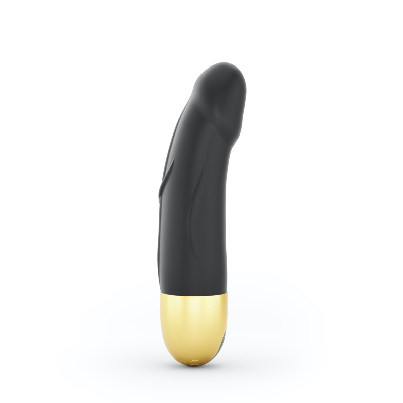 Vibromasseur Real Vibration S 16 cm 2.0 - Noir et Or