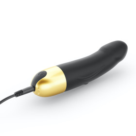 Vibromasseur Real Vibration S 16 cm 2.0 - Noir et Or