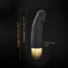 Vibromasseur Real Vibration S 16 cm 2.0 - Noir et Or