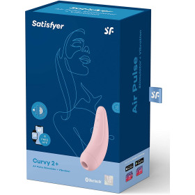 Stimulateur connecté Satisfyer Curvy 2+ - Rose