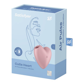 Stimulateur Satisfyer Cutie Heart - Rose