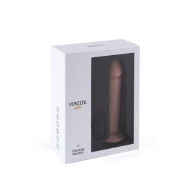 VIBROMASSEUR RÉALISTE "R1" 19CM AVEC TÉLÉCOMMANDE Virgite