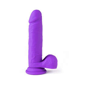 VIBROMASSEUR RÉALISTE "R16" FLESH 16 CM AVEC TÉLÉCOMMANDE Violet