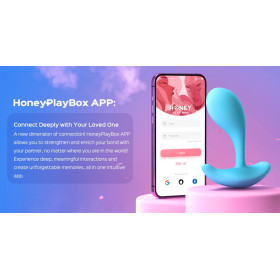 Loli Bleu - vibromasseur avec application pour le point G et le clitoris