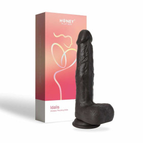 Idalis - Gode vibrant avec va et vient 20.30 cm - Noir