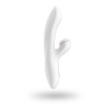 Stimulateur vibromasseur Satisfyer Pro G-Spot Rabbit - Blanc et Or rose