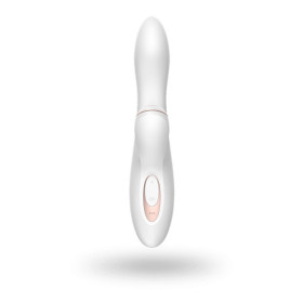 Stimulateur vibromasseur Satisfyer Pro G-Spot Rabbit - Blanc et Or rose