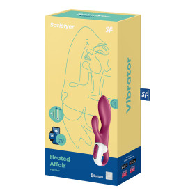 Vibromasseur rabbit chauffant Satisfyer Heated Affair - Violet