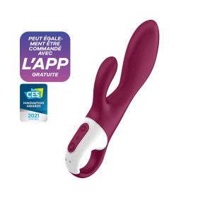 Vibromasseur rabbit chauffant Satisfyer Heated Affair - Violet