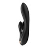 Vibromasseur rabbit Satisfyer Double Flex Connect Noir