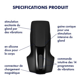 Masturbateur Satisfyer Men Vibration - Noir