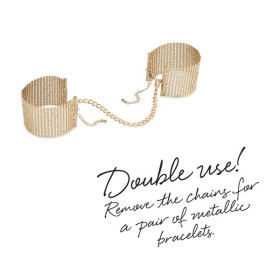 Désir Métallique - Menottes Bracelets - Or