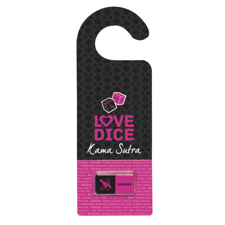 Dés Love Dice Kamasutra - Noir et Rose