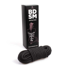 Corde de bondage noire - Secret play - BDSM collection