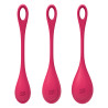 Boules de Geisha Satisfyer Yoni Power 1 - Set de 3 - Rouge