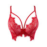 V-9581 Semi-corset - Rouge