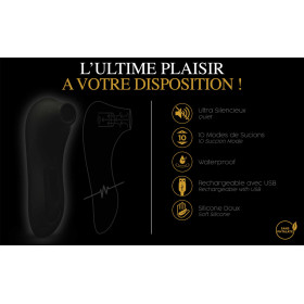 Le Maxi stimulateur clitoridien - Noir