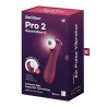 Pro 2 Génération 3 Air pluse Connect App et vibration - Vin rouge Satisfyer