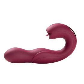 Joi Pro 2 Violet - Vibrateur - lécheur de clitoris rotatif à tête télécommandée pour le point G