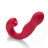 JOI THRUST rouge - Vibromasseur point G - lèche-clitoris - va et vient contrôlé par application